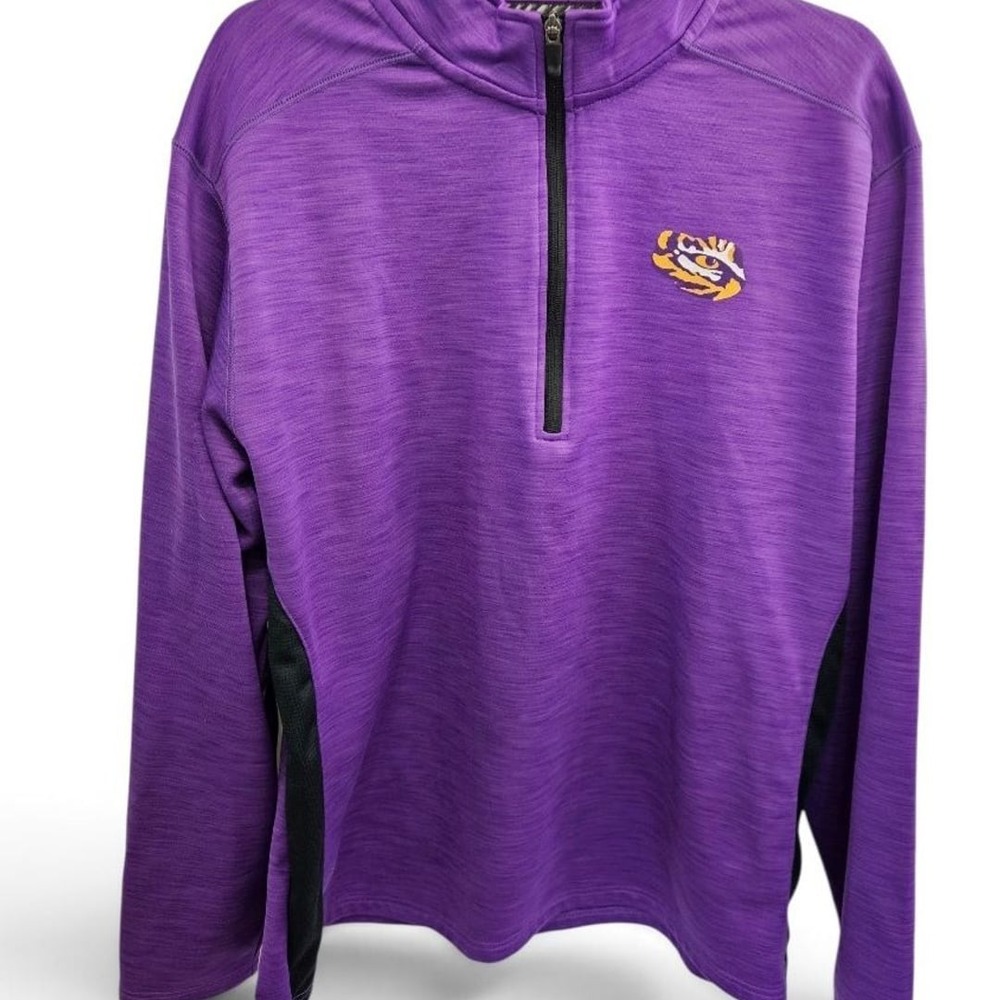 Top of the World LSU Tigers Men's Quarter-Zip Performance Pullover